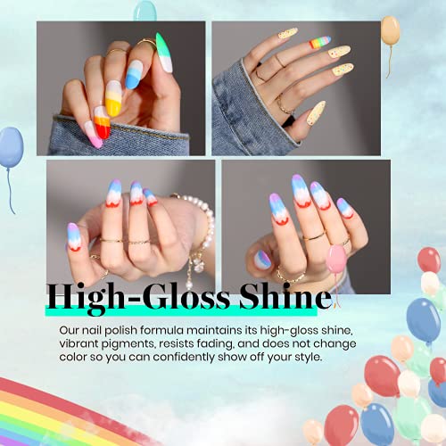 Rainbow Summer Gel Polish Kit Rainbow Summer Gel Polish Kit